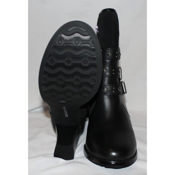 Harley-Davidson Women's Abbey Leather Heeled Motorcycle Fashion Boots NIB SZ 8.5 - Picture 8 of 9